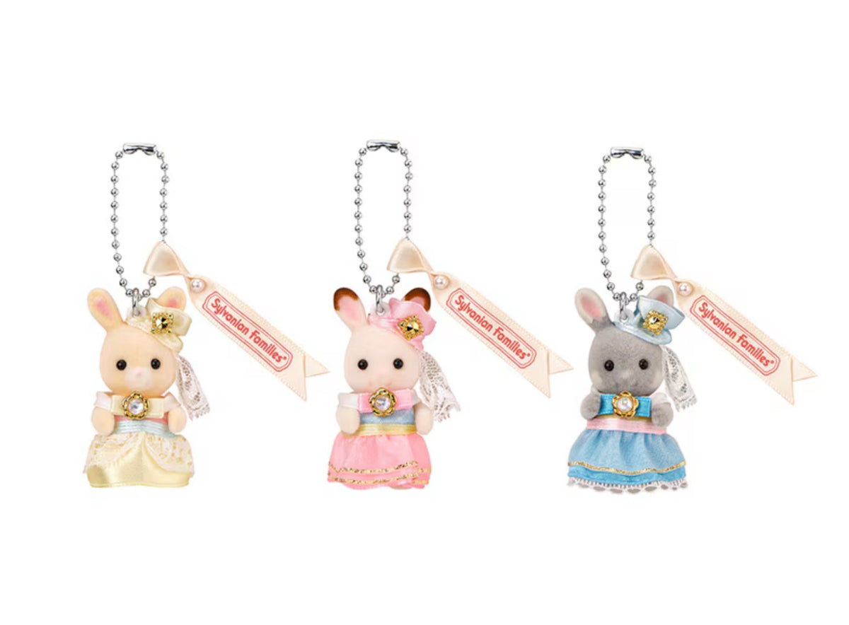 Sylvanian Families Calico Critters 40 Anniversary Excellent Dress up Keychain