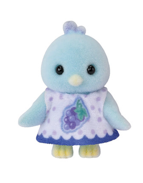 Citrus Bird Family Pink Blue Yellow Sylvanian Families Calico Critters