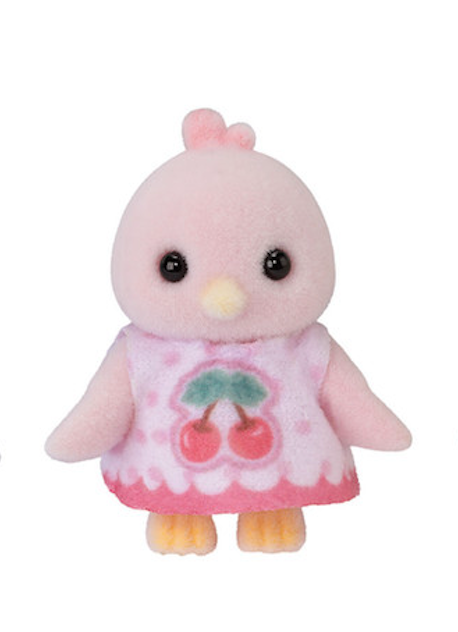Citrus Bird Family Pink Blue Yellow Sylvanian Families Calico Critters