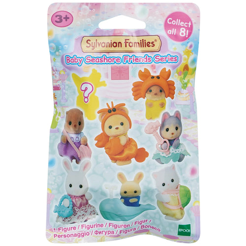 Baby Otter Purple Seashore Blind Bag Series with Shell Purse Sylvanian Families Calico Critters